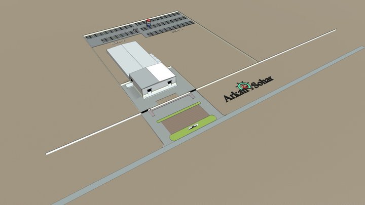 Arkan Sohar Warehouse 3D Model