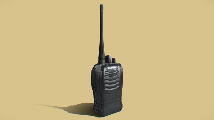 Low Polly Walkie-talkie – Gratis 3D-model STL