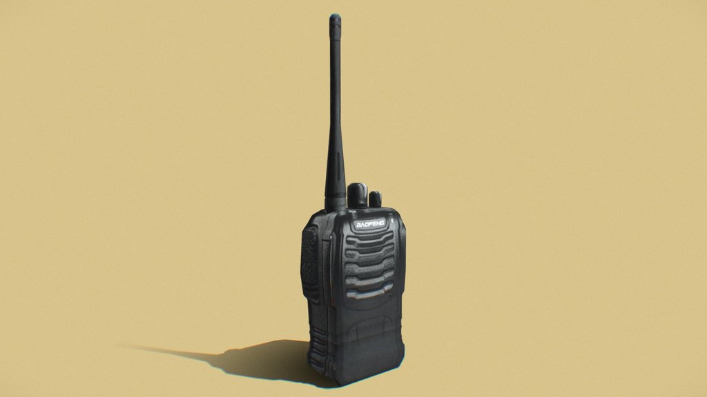 Low Polly Walkie-talkie