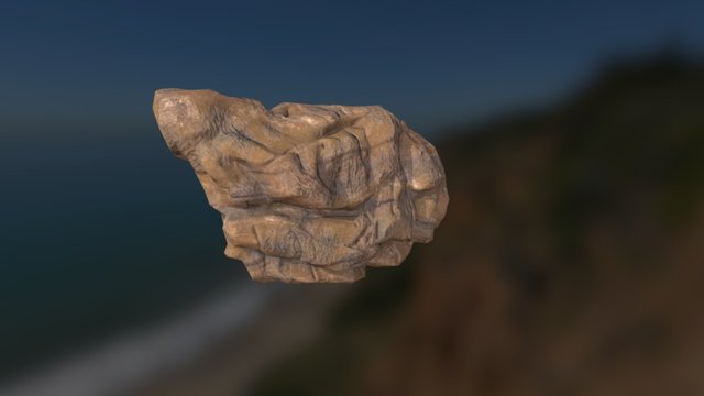 Sandy Rock 3D Model