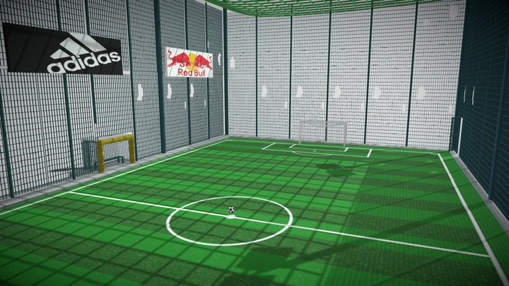 Football 5v5 Court - Calcietto 3D Model