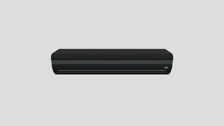 Realistic Wall Mounted Air Conditioner  AC – Gratis 3D-model STL