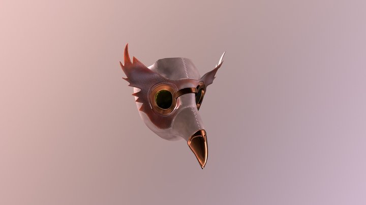 Owl Plague Mask 3D Model