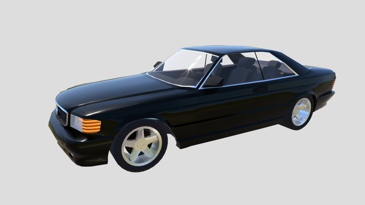 MB W126 sec 3D Model