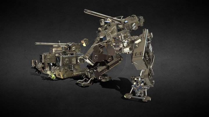 C.H.I.M.E.R.A. Type-X1 "Ryūjū 竜獣" 3D Model
