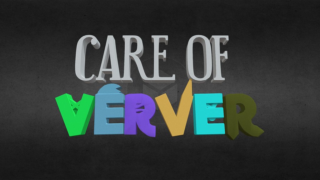 3D LOGO//care of Verver