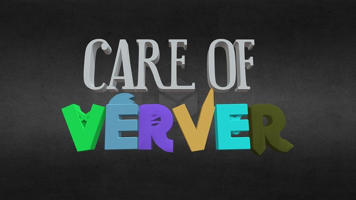 3D LOGO//care of Verver 3D Model