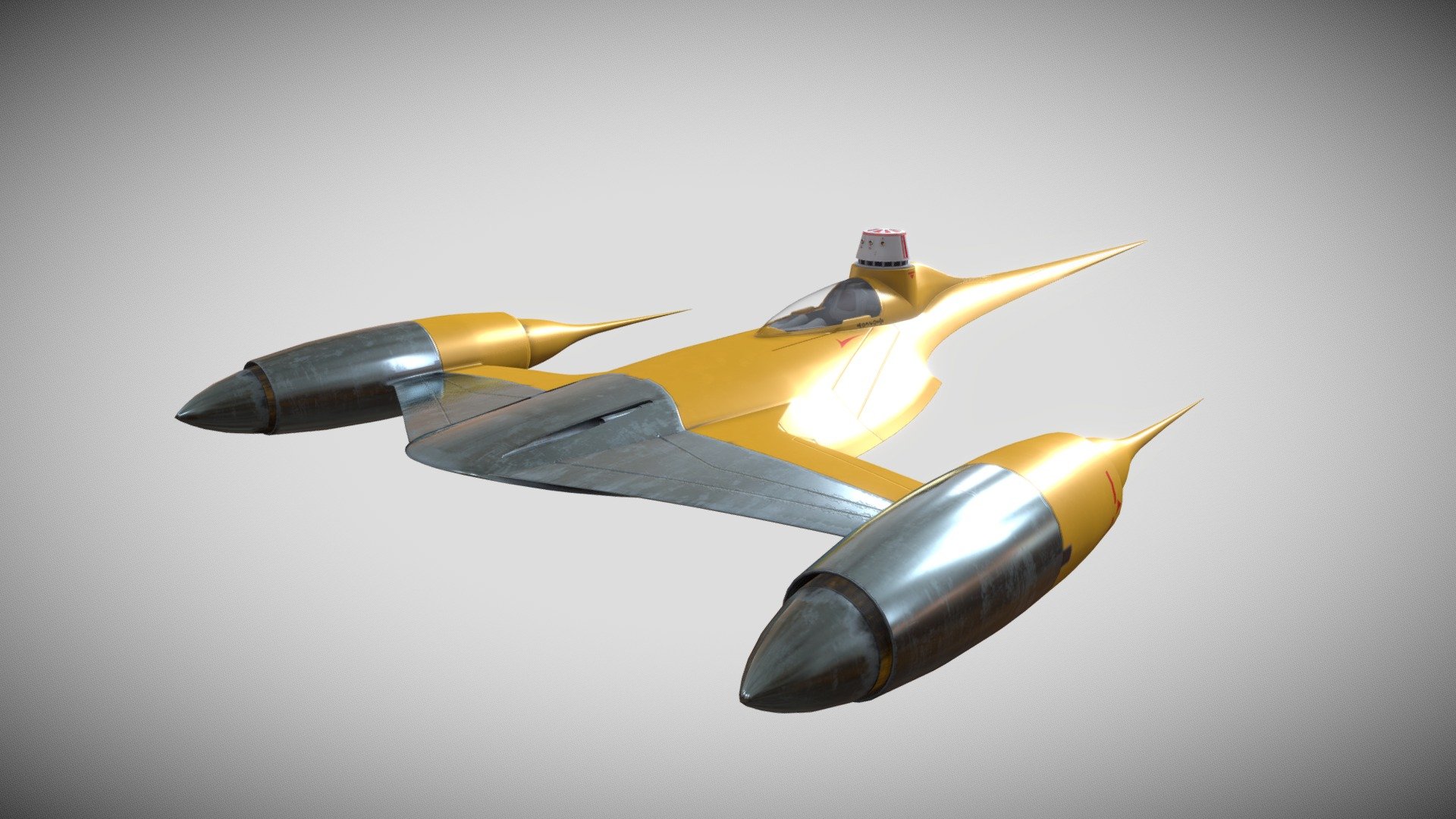 Naboo N1 Starfighter - 3D model by mrpetercharman [558827d] - Sketchfab