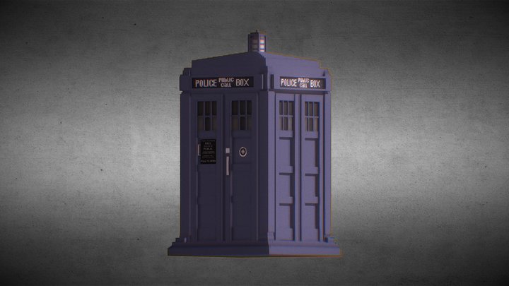 Tardis - Costum Exterior 3D Model