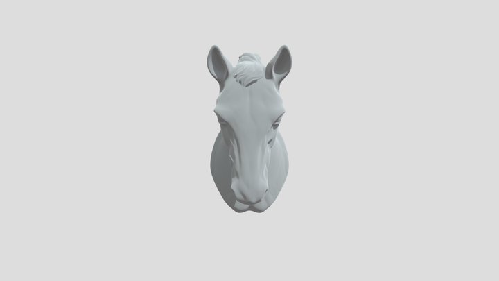 Gilded Stallion 3D Model