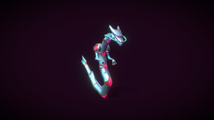Mecha Drake 3D Model