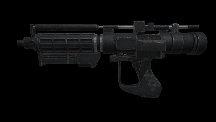 E-5 Blaster rifle 3D Model