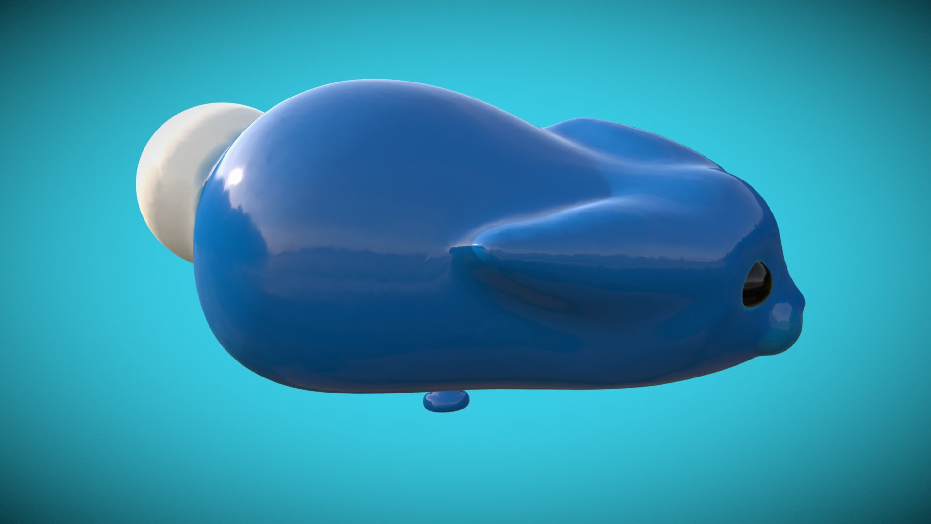 Medium | BlueEasterRabbit-Balloon