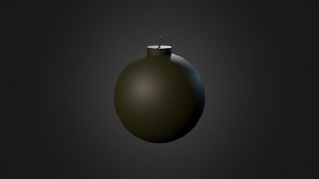 Round Bomb 3D Model