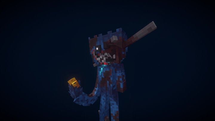 Disturbing Huggy V2 3D Model