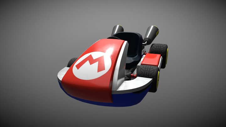 Standard Kart from Mario Kart 8 3D Model