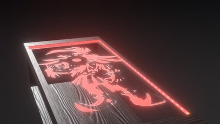 LED table 3D Model