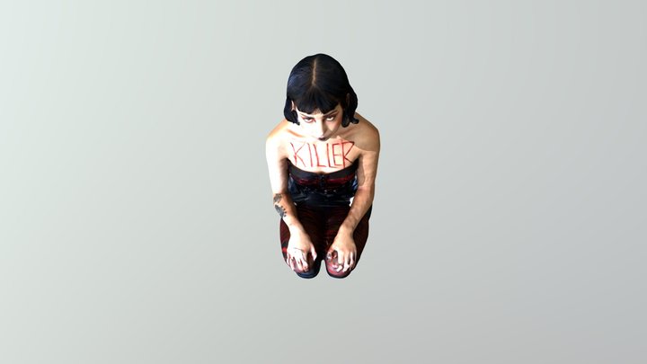 Fernanda sitting 1 3D Model
