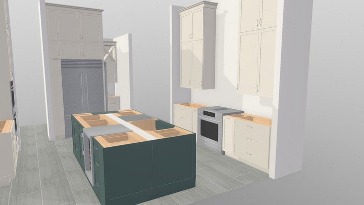 Donovan Kitchen 3D Model