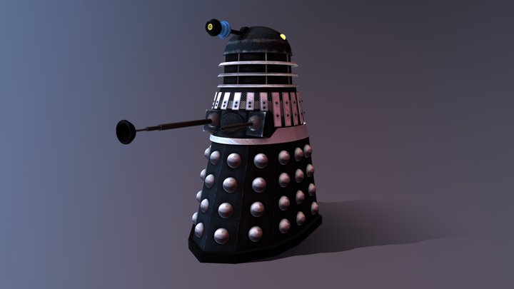 Supreme Dalek in Clone Wars Style 3D Model