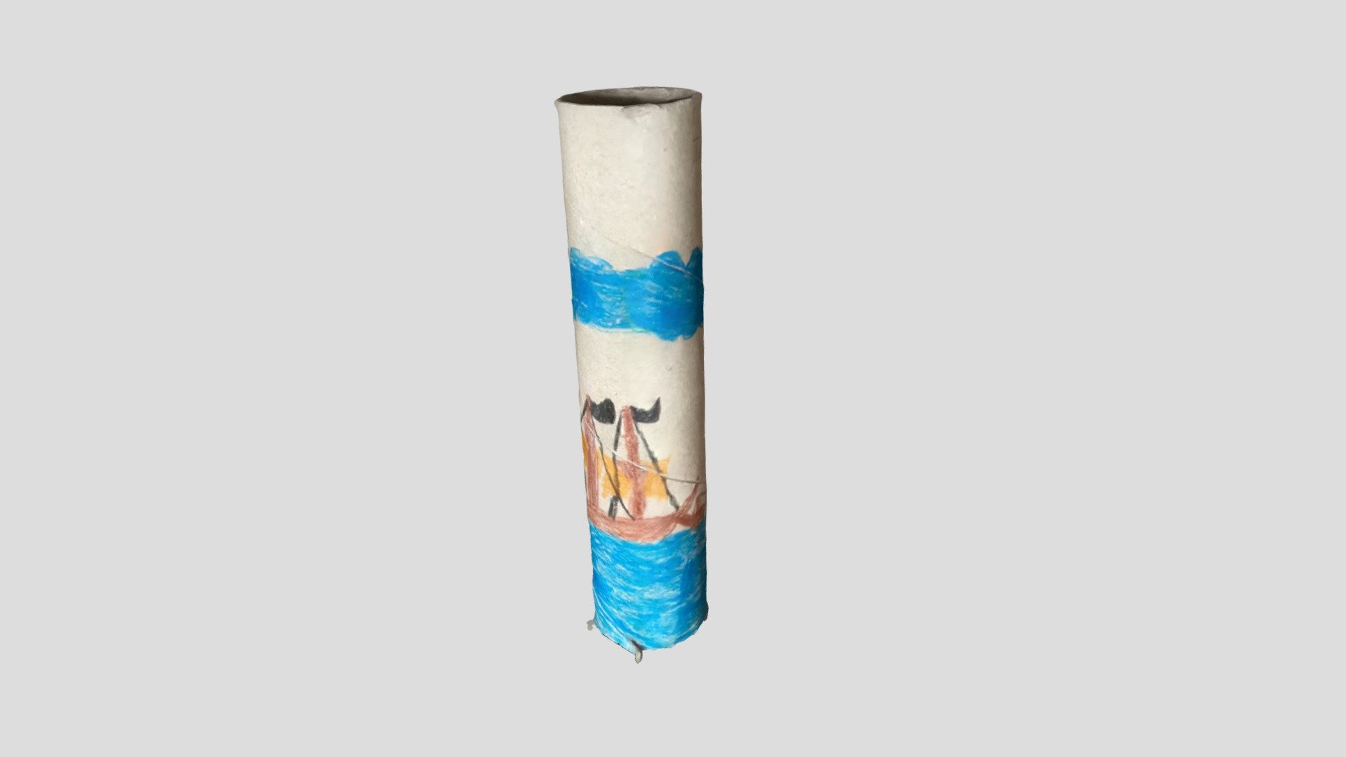 Ancient scroll of ocean exploration - Download Free 3D model by Oscar ...
