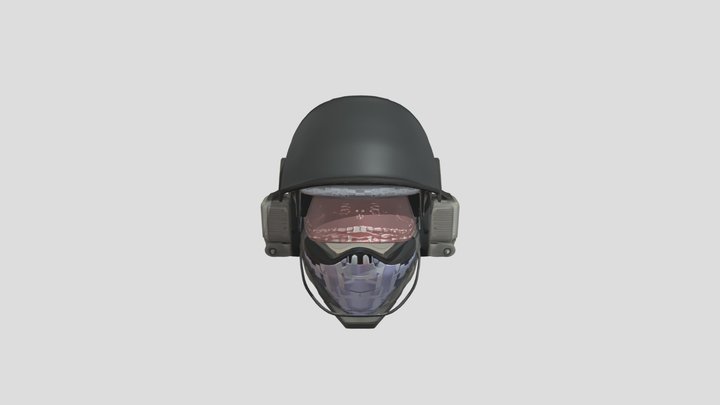 tactical military helmet 3D Model