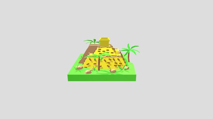 Ancient Temple – Environment 3D Model – Modello 3D gratuito STL