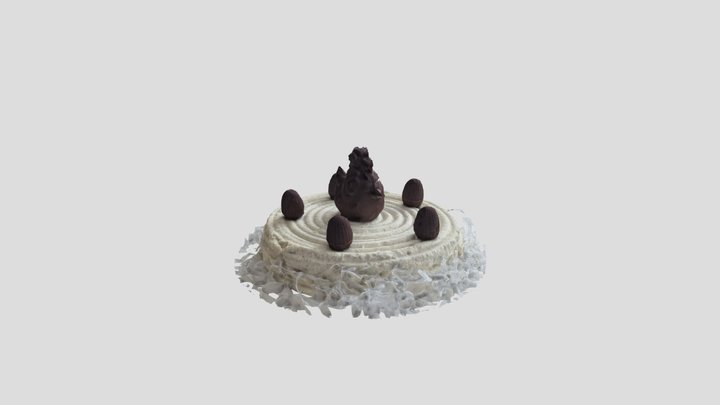Gâteau de Pâques 3D Model