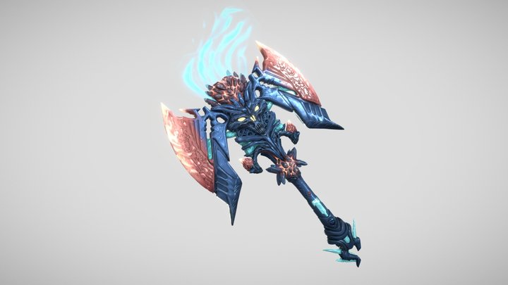 Stylized Axe 3D Model