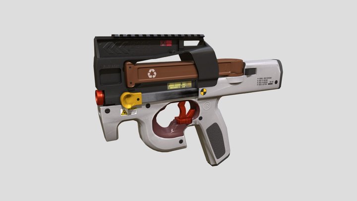 Arma de jogo P90 Modelo 3D - TurboSquid 2099496