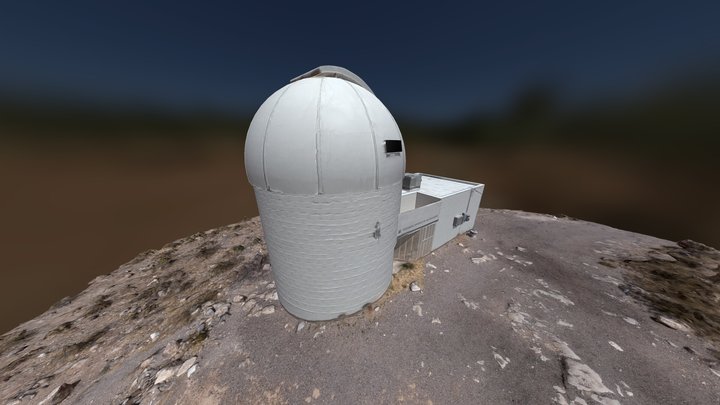 Observatory - A Mountain - Drone Photogrammetry 3D Model