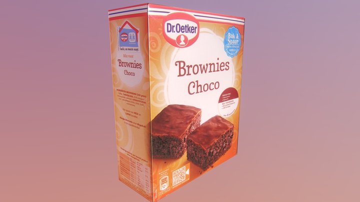 Browniemix box 3D Model