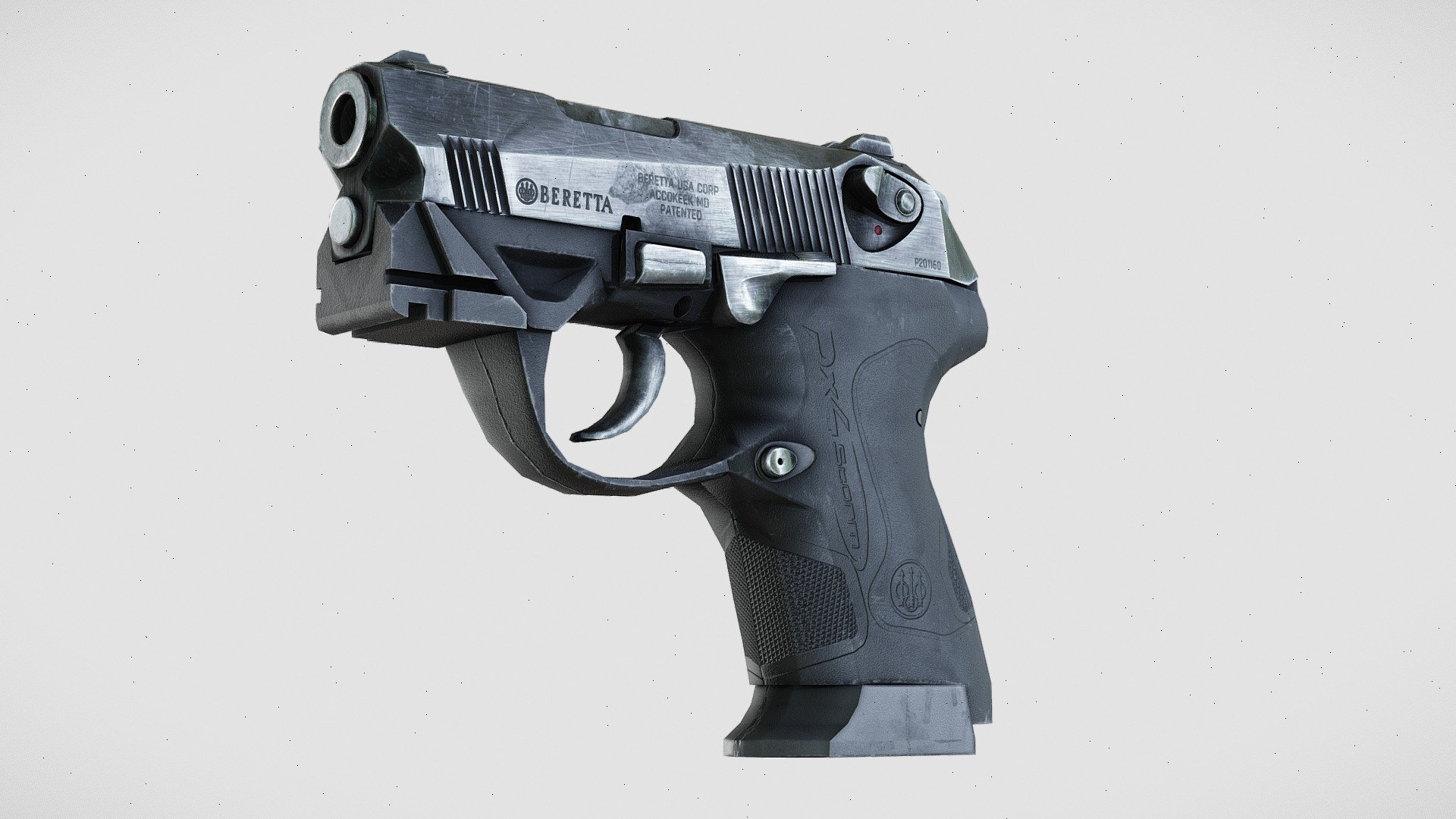 Beretta Px4 Storm Sub-Compact | Free Lowpoly - Download Free 3D model ...