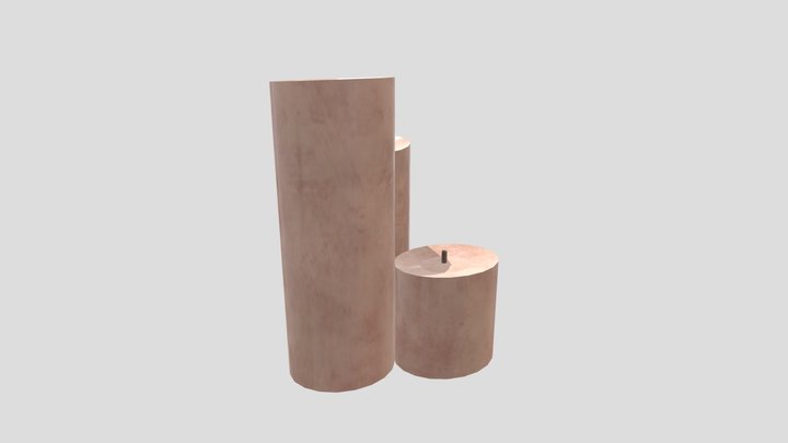 Spooky Candles 3D Model