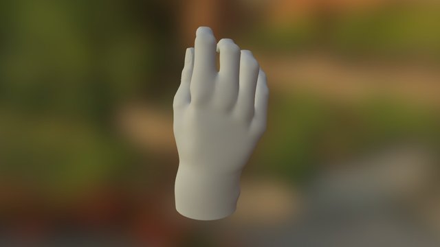 Keyla main droite 3D Model