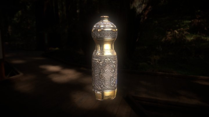 Medieval Elegance Bottle – Free 3D Model STL