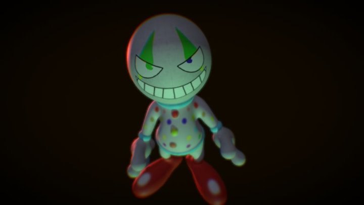 Evil Clown 3D Model