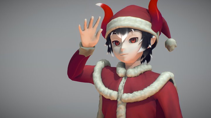 Christmas Skin - VRchat Commision 3D Model