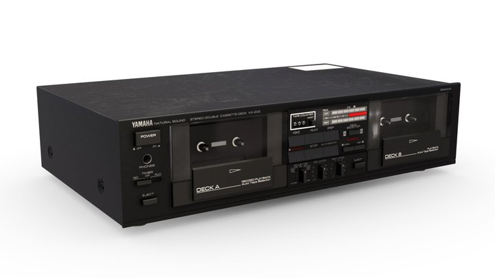 Cassette Deck (Yamaha KX-202) 3D Model