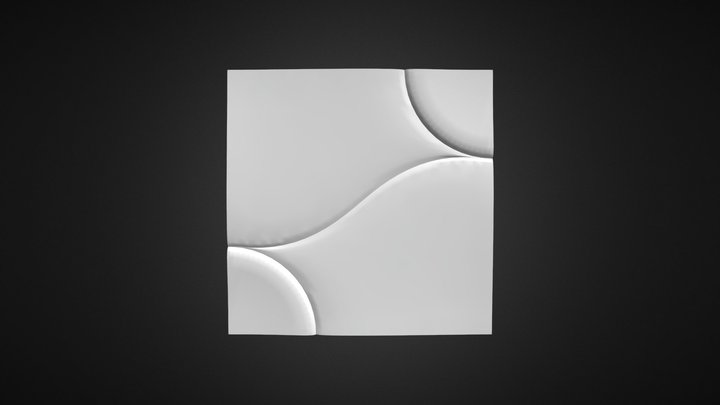 Twin Model 20 Quilted 3D Model