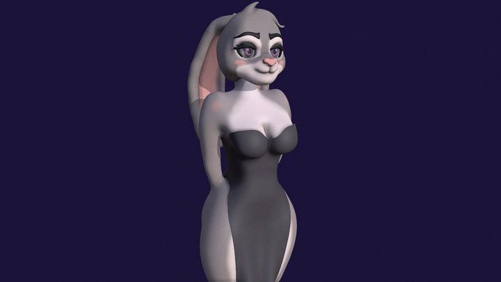 bunny girl 3D Model
