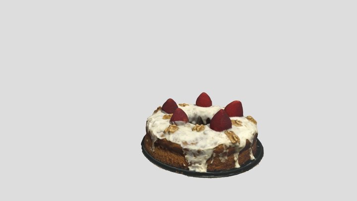 Hand Made Cake 3D Model