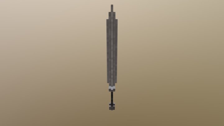 Iron Sword 3D Model