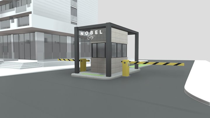 Noble Security Checkpoint - O2 3D Model