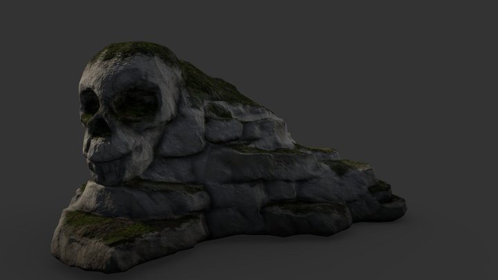 Skull Mountain 3D Model