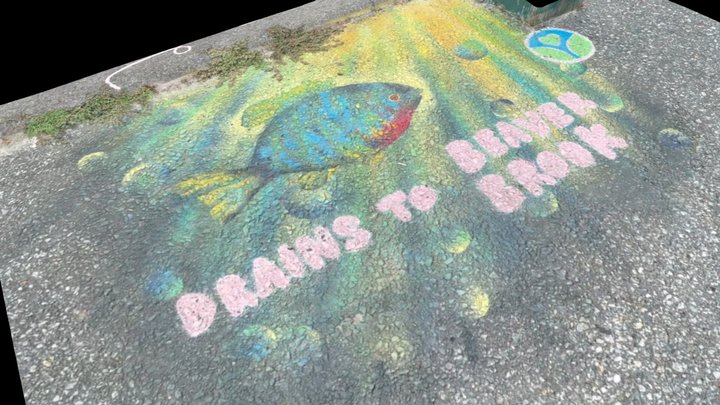 Catch Basin Mural #1 3D Model