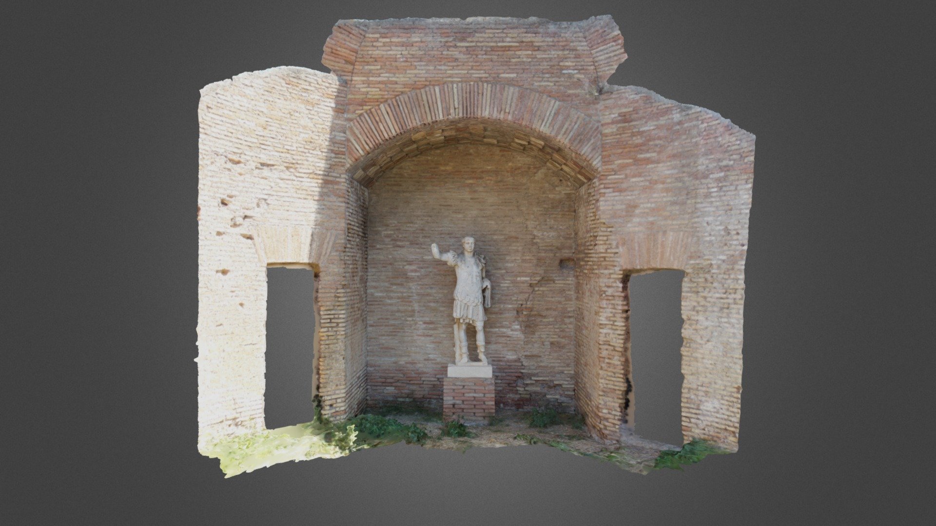 Trajan - Schola del Traiano, Ostia Antica - 3D model by ALuczJan ...