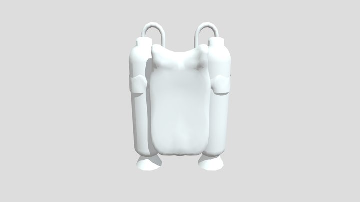 Skibidi Dom Studios Camera Man Jetpack 3D Model