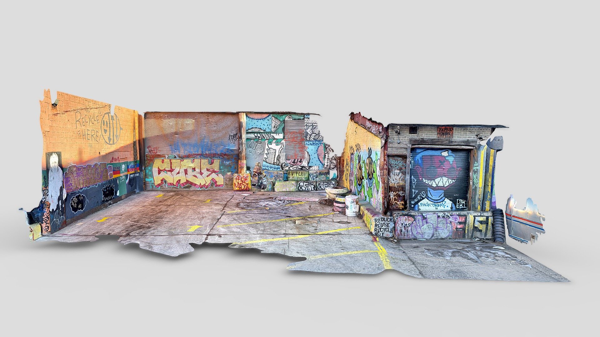 Day 174: Detroit Recycling Garages