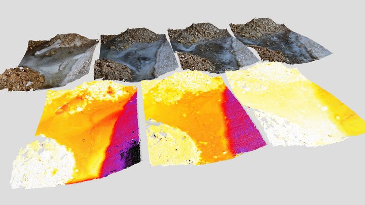 Ablazione stagionale 2018 - Grotta del Vasto 3D Model